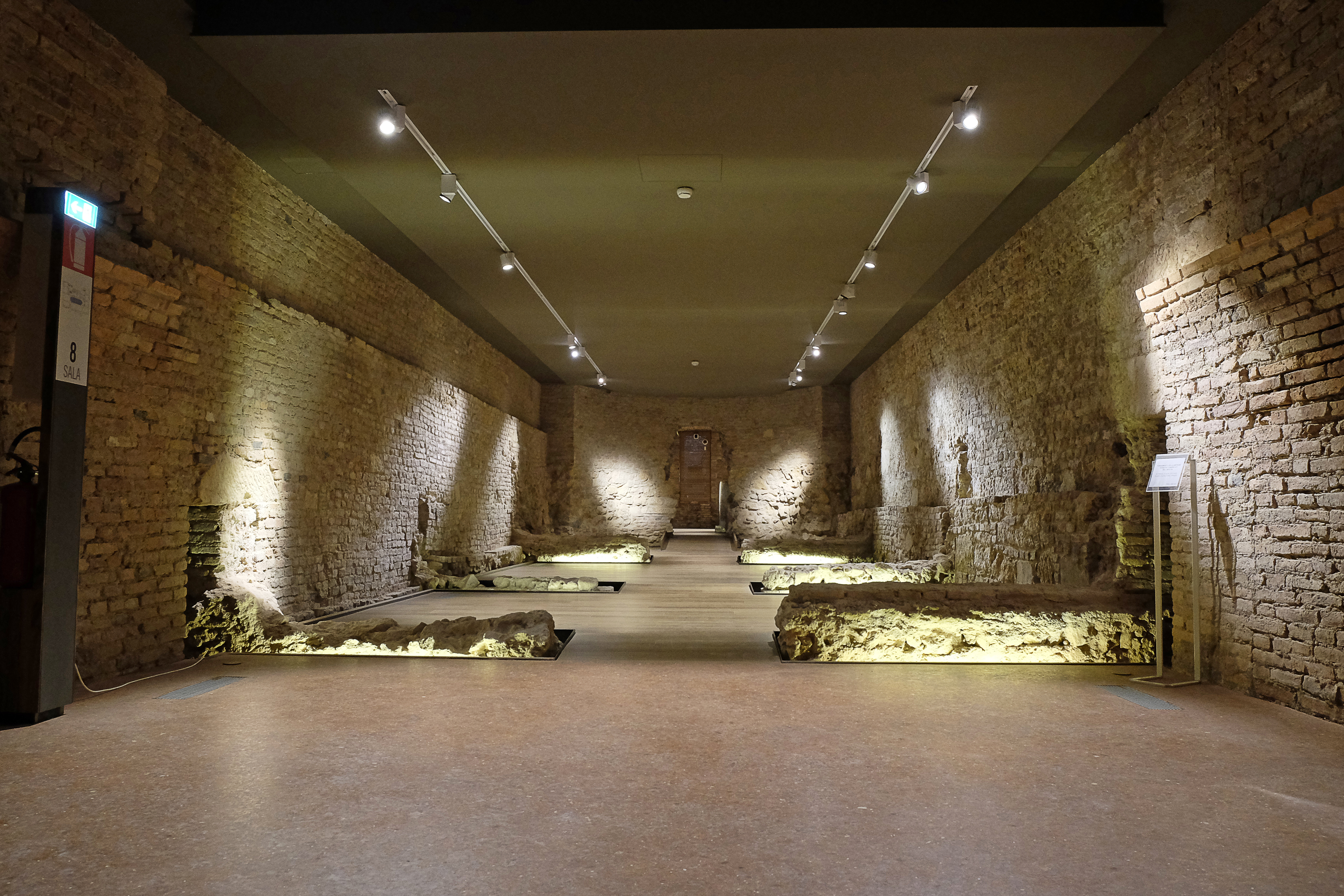 Palazzo Chiericati, Piano interrato, foto di Saverio Bortolamei